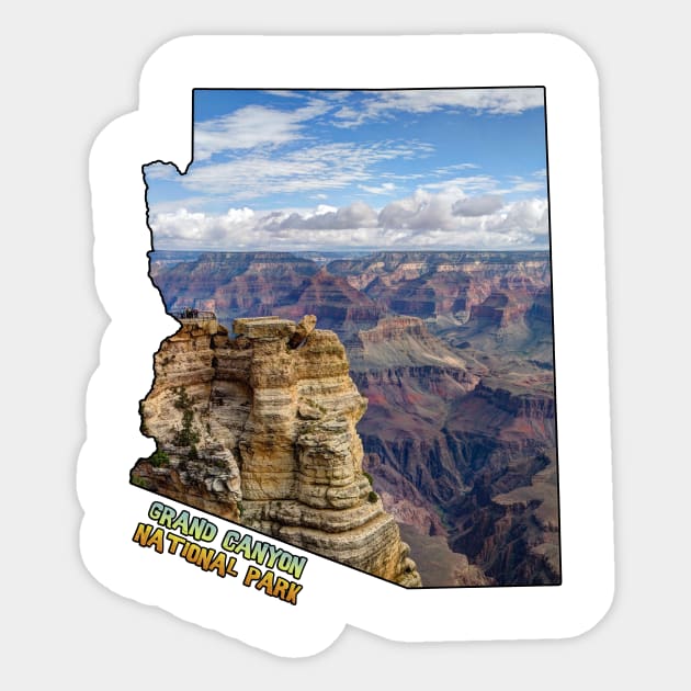 Arizona  (Grand Canyon National Park) Sticker by gorff